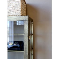 Chic Antique - Vinreol H194/L77/B22 cm messing