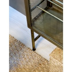 Chic Antique - Vinreol H194/L77/B22 cm messing