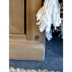 Chic Antique - Bnk m. hynde og 2 vippeskuffer H50/L110/B30 cm natur