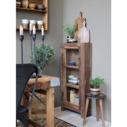 Chic Antique - Grimaud Vitrineskab H105/L47/B18 cm natur