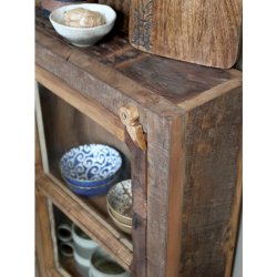 Chic Antique - Grimaud Vitrineskab H105/L47/B18 cm natur