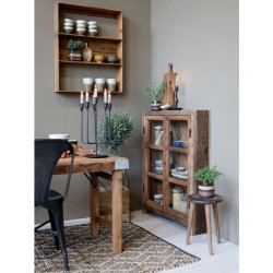 Chic Antique - Grimaud Vitrineskab H105/L85/B18 cm natur