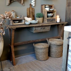 Chic Antique - Grimaud Bord m. skuffe H85/L152/B36 cm natur