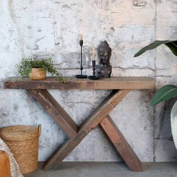 Chic Antique - Grimaud Anretterbord H77/L122/B22 cm natur