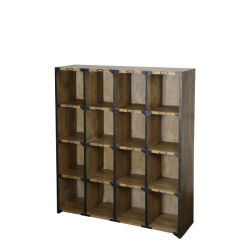 Chic Antique - Reol m. rum H116/L100/B30 cm natur