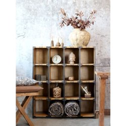 Chic Antique - Reol m. rum H116/L100/B30 cm natur