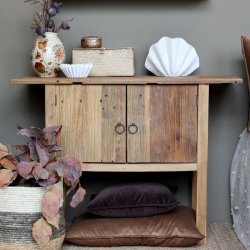 Chic Antique - Skab m. 2 lger H82/L110/B42 cm natur