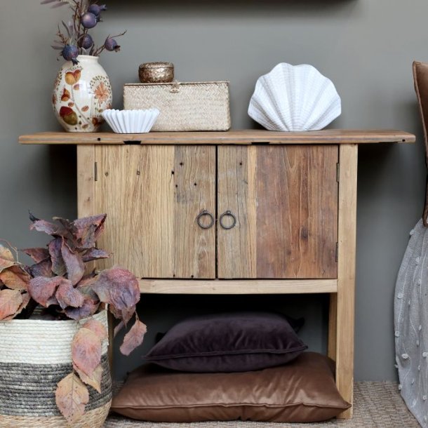 Chic Antique - Skab m. 2 lger H82/L110/B42 cm natur