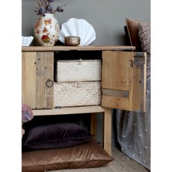 Chic Antique - Skab m. 2 lger H82/L110/B42 cm natur