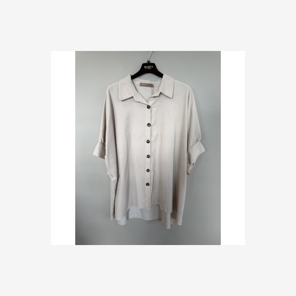 Marta Du Chateau - MdcKaori Skjorte Beige Onesize