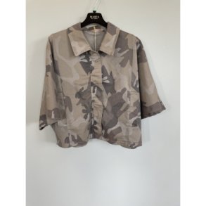 Marta Du Chateau - MdcQuartz Jakke - Beige Camo - Onesize