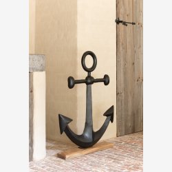 J-Line - Anker p� fod Aluminium Sort 61x76x10cm.