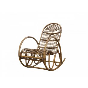 Chic Antique - Gl. fransk Gyngestol Naturlig H100xL106xB58cm.