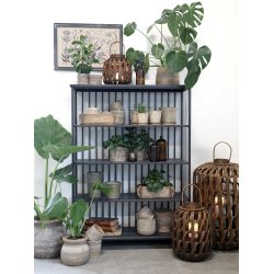 Chic Antique - Reol m. 4 hylder H132 L97 B38cm.