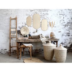 Chic Antique - Grimaud UNIKA Gammelt markedsbord Naturlig Ca. H67xB150xL50cm Genbrugstr.