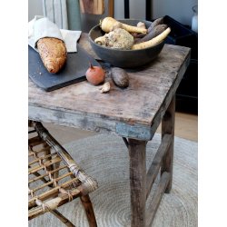 Chic Antique - Grimaud UNIKA Gammelt markedsbord Naturlig Ca. H67xB150xL50cm Genbrugstr.