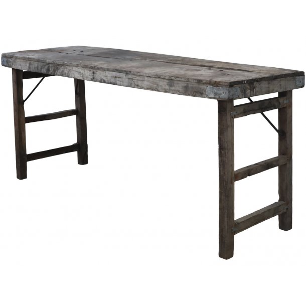 Chic Antique - Grimaud UNIKA Gammelt markedsbord Naturlig Ca. H67xB150xL50cm Genbrugstræ.