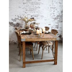 Chic Antique - Grimaud UNIKA Spisebord Naturlig Ca. H78xB200xL100cm Genbrugstr.