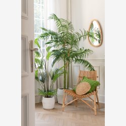 J-Line - Spejl R�r/Rattan/Bambus Naturlig 46x3x70cm.