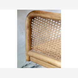 Chic Antique - Gl. fransk Kontorstol m/flet Naturlig H92xL62xB62cm.