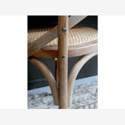 Chic Antique - Fransk Spisestol m/fletsde H89xB51xL55cm natur.