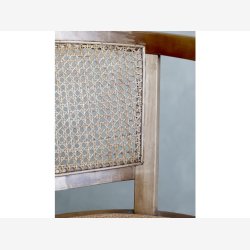 Chic Antique - Fransk Kontorstol m/fletsde &amp; ryg Naturlig H80xL60xB60cm.