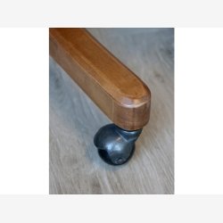 Chic Antique - Fransk Kontorstol m/fletsde &amp; ryg Naturlig H80xL60xB60cm.