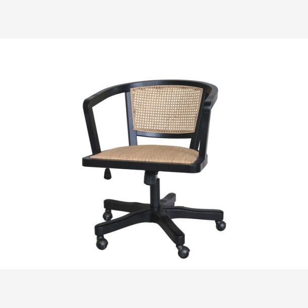 Chic Antique - Fransk Kontorstol m. fletsde &amp; ryg