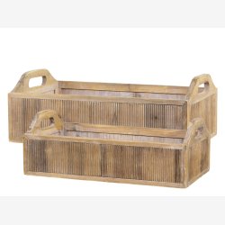 Chic Antique - Kasse m. hndtag tr 