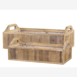 Chic Antique - Kasse m. hndtag tr 