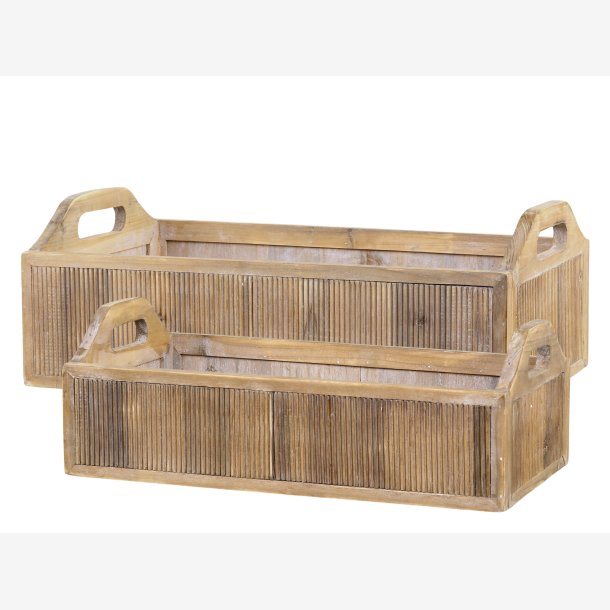 Chic Antique - Kasse m. hndtag tr 