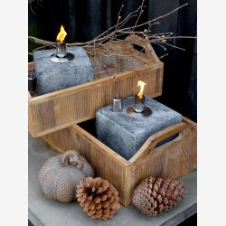 Chic Antique - Kasse m. hndtag tr 