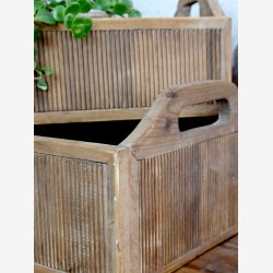 Chic Antique - Kasse m. hndtag tr 