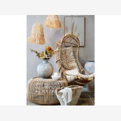 Chic Antique - Hngestol Naturlig H117xL72xB72cm Rattan.