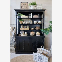 Chic Antique - Sorterings reol m. 3 rum Natur