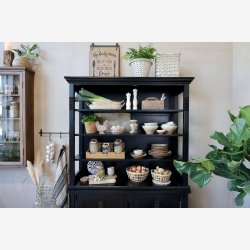 Chic Antique - Sorterings reol m. 3 rum Natur