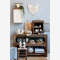 Chic Antiuqe - Skab til vg m. 1 lge Creme