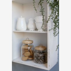 Chic Antiuqe - Skab til vg m. 1 lge Creme