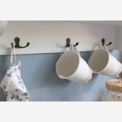 Chic Antique - Skab til vg m. 1 lge og 3 hylder Creme