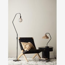 PR HOME - Loft bordlampe, sort, 49, cm