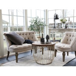 Chic Antique - Fransk Sofa 2 pers. Hr H75xL110xB55cm.