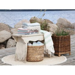 Chic Antique - Gl. fransk Bnk Antique Creme H48,5xL80xB30cm.