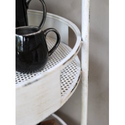 Chic Antique - Reol p hjul m. 5 hylder H157 53cm. 