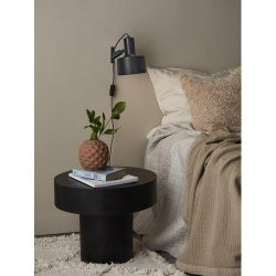 PR HOME - Solo Vglampe, Mat Sort, 23cm.