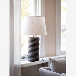 PR HOME - Spin lampefod, brun, 41 cm