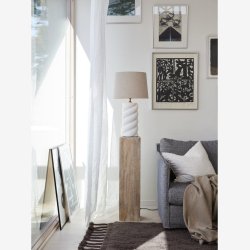 PR HOME - Spin lampefod, hvid, 41 cm