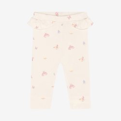Fixoni - Leggings hvid m. Sommerfugle print.