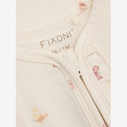 Fixoni - Natdragt m. f�dder m. Sommerfugl print