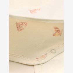 Fixoni - Kjole m. Body Hvid m. Sommerfugl print