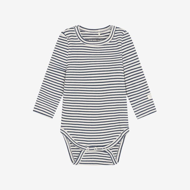 Fixoni - Body Hvid/Bl� m. Lange �rmer